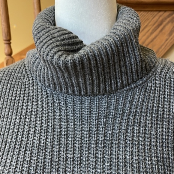 NWT KAREN KANE RELAXED FIT RIBBED SWEATER DRESS GRAY SIZE SMALL OVERSIZED - Picture 5 of 14